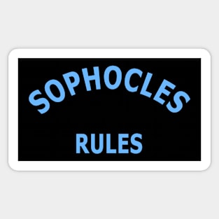 Sophocles Rules Sticker